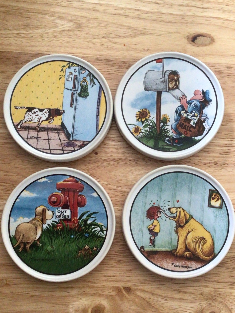 Gary Patterson Dog Lovers Coasters by Clay Design